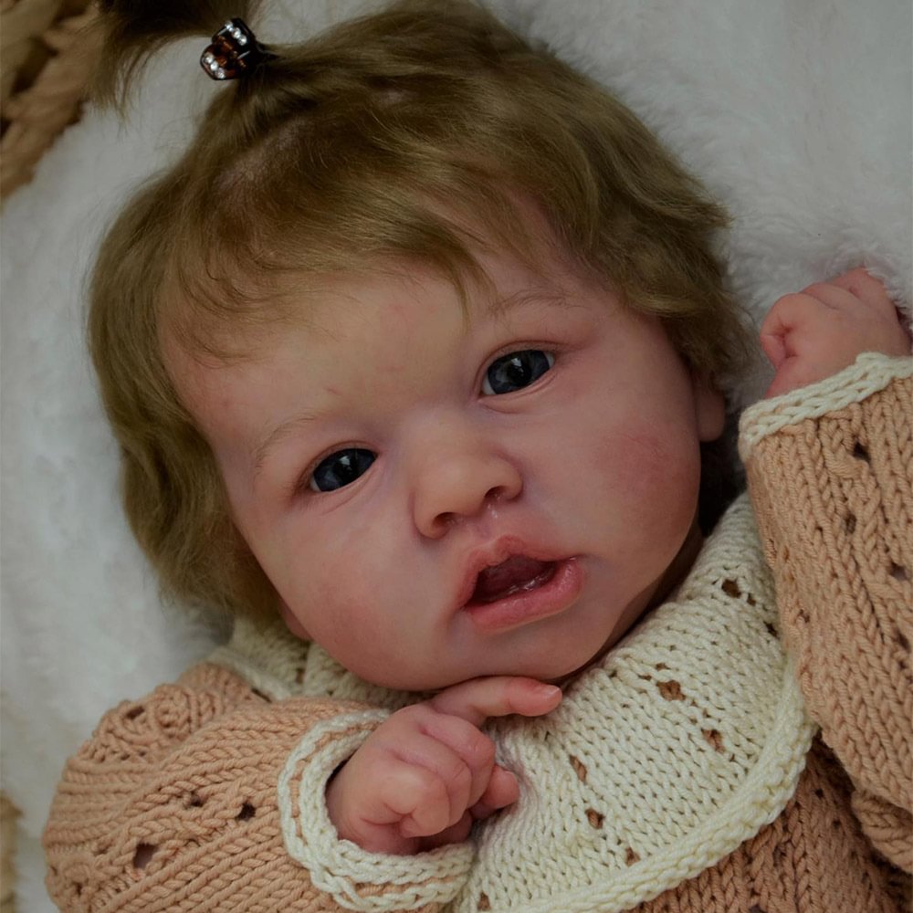 [Flash Sale]12'' Realistic Sweet Reborn Baby Girl Full Silicone Doll Named Debby