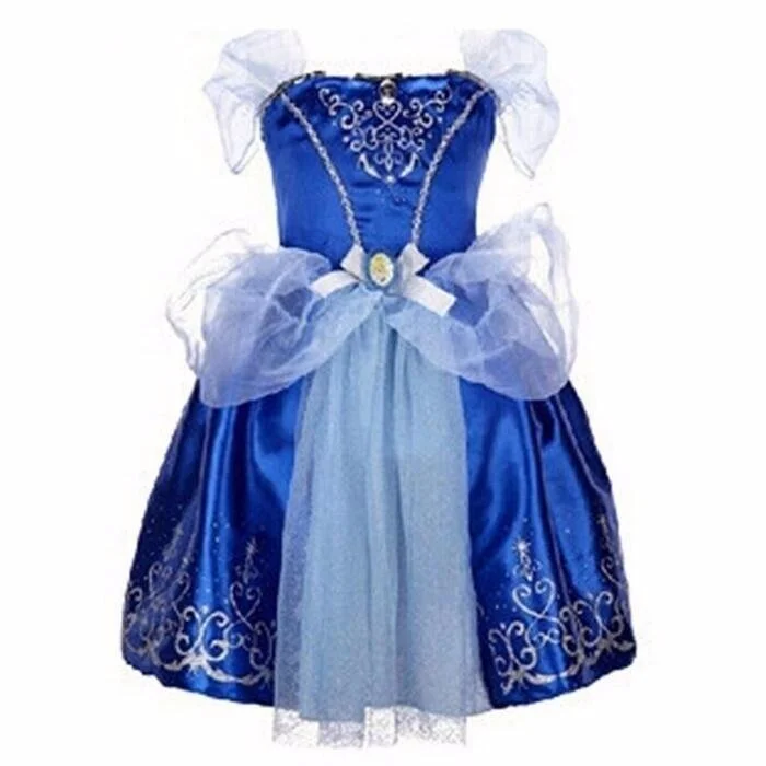 Girls Dress Cartoon Cosplay Snow Queen Princess Dresses Elsa Dresses Anna Costume Baby Children Clothes TuTu Kids Clothing