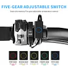 Heated Motorcycle Handlebar Grips 5 Gear IP67 Waterproof Handlebar Hand Warmer