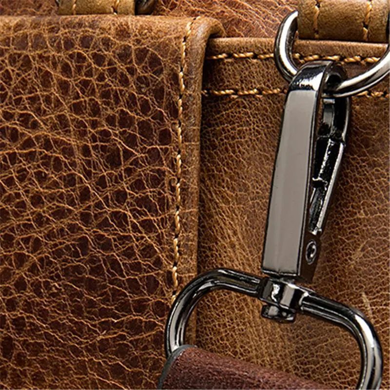 Retro Leather Crossbody Packs Waist Bag Shoulder Bags For Men