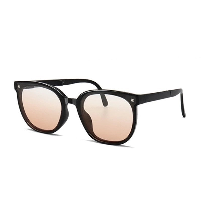 Elegant Basic Minimalist Pc Oval Frame Full Frame Men’s Sunglasses