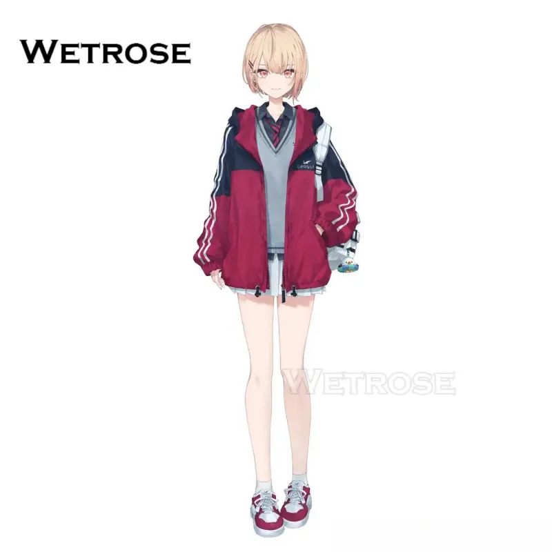 [Deposit Poll] Wetrose Nijisanji Minamo Madoka Vtuber JK Uniform Cosplay Costume 