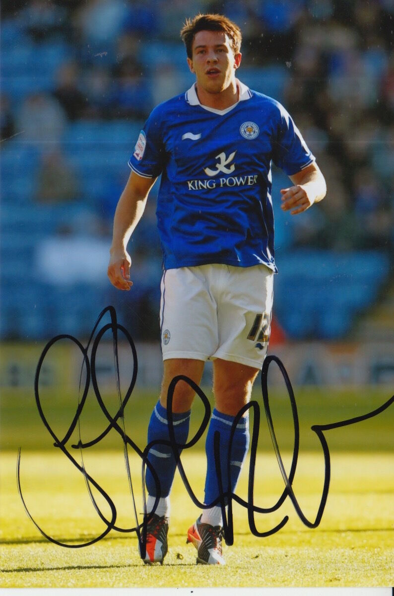 LEICESTER CITY HAND SIGNED SEAN ST LEDGER 6X4 Photo Poster painting 1.