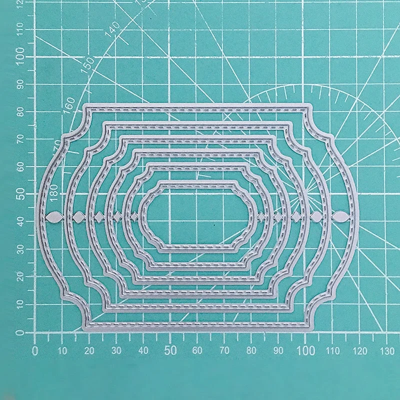 Frame Basic Model Shape Craft Metal Cutting Frame Templates Scrapbooking Embossing Paper Cards Photo Album Craft Stencils Dies