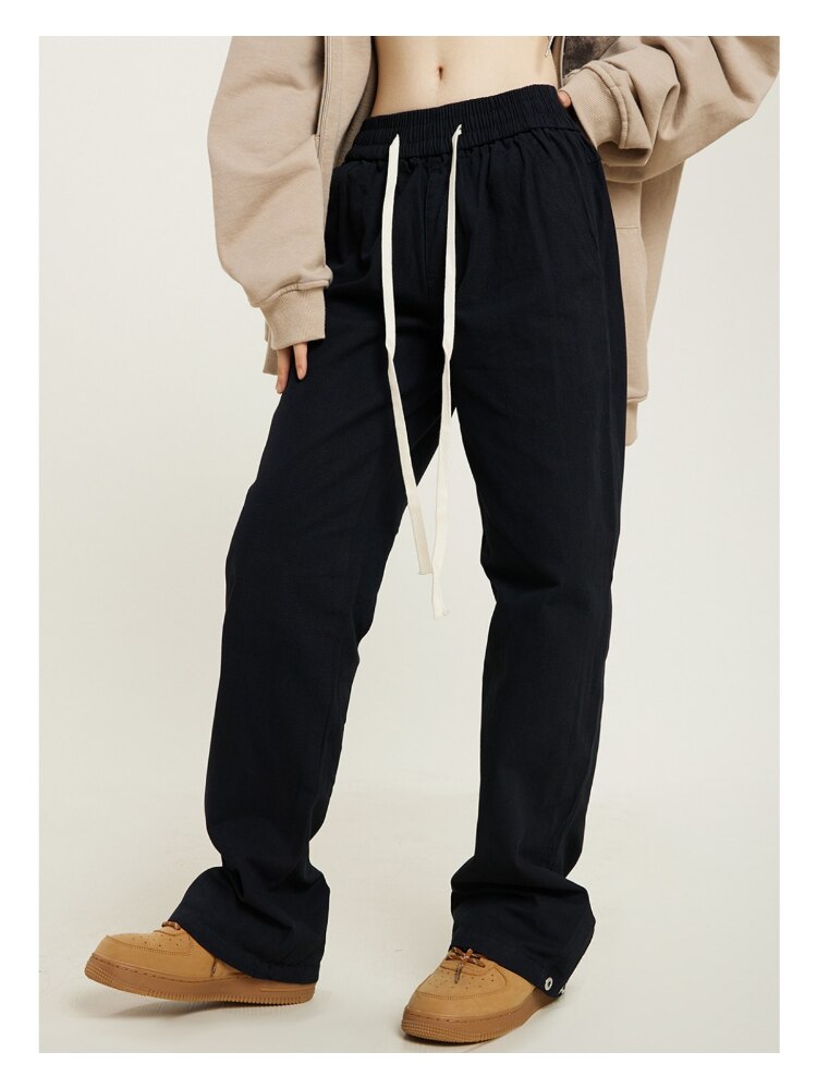 Gamezwind costumes for women hot Harajuku Vintage Brown Cargo Pants Women Y2K Hippie 90s Streetwear Oversized Black Baggy Sweatpants Female Loose Outfits
