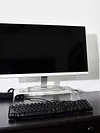 Acrylic Monitor Stand Clear Monitor Riser Desk Laptop Stand Riser Computer Stand