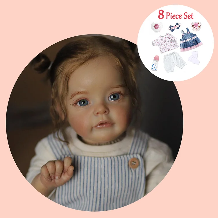 Authentic Reborns 17" & 22" Realistic Beautiful Reborn Toddler Girls Baby Doll Alayna Rebornartdoll® RSAW-Rebornartdoll®