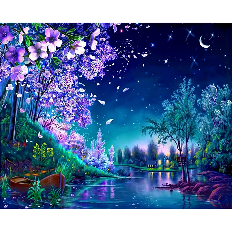 Night Scene - Paint By Numbers