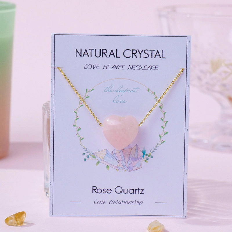 Minimalist Heart Shape Alloy Crystal Women's