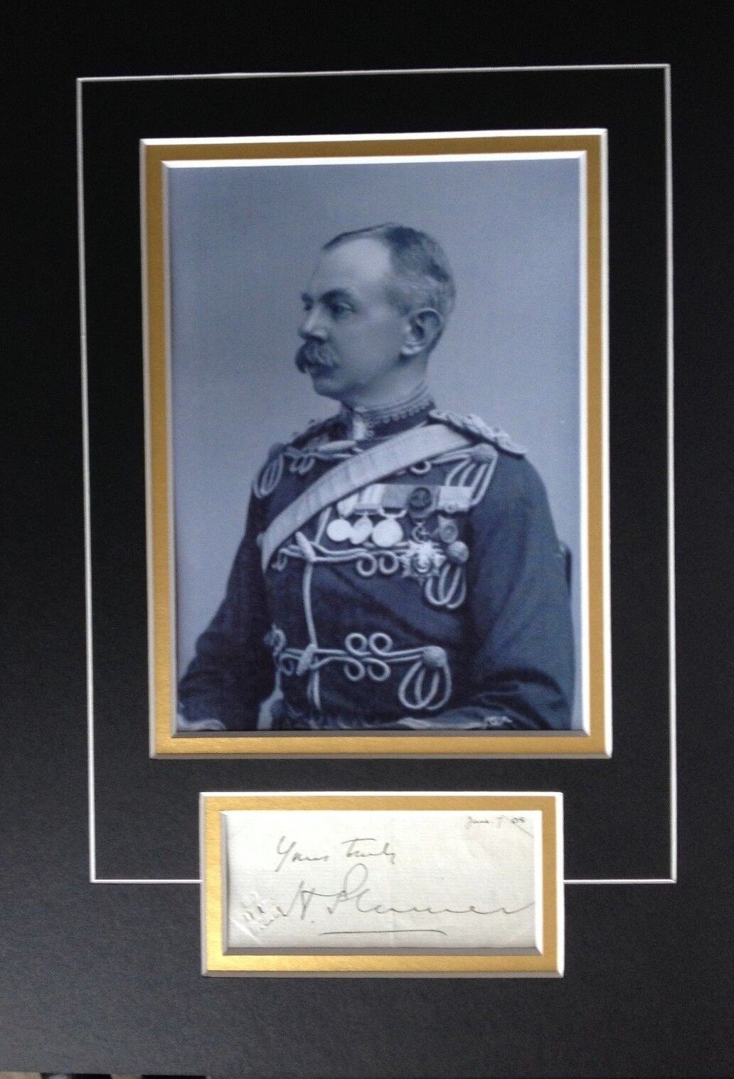 HERBERT PLUMER - BOER WAR ARMY OFFICER - EXCELLENT SIGNED Photo Poster painting DISPLAY