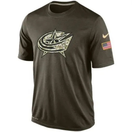 Men's Columbus Blue Jackets Salute To Service  Dri-FIT T-Shirt