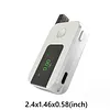 Portable Digital Alcohol Breath Tester 0.400% BAC Accuracy High-Precision Breathalyzer Fuel Cell Sensor Electrochemical Alcoholmeter for Outdoors Expressway Professional Use