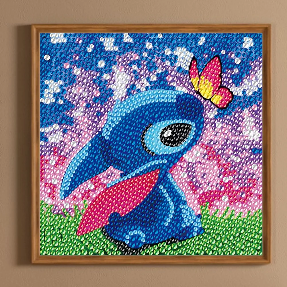 Diamond Painting - Full Crystal Rhinestone - Stitch(18*18cm)