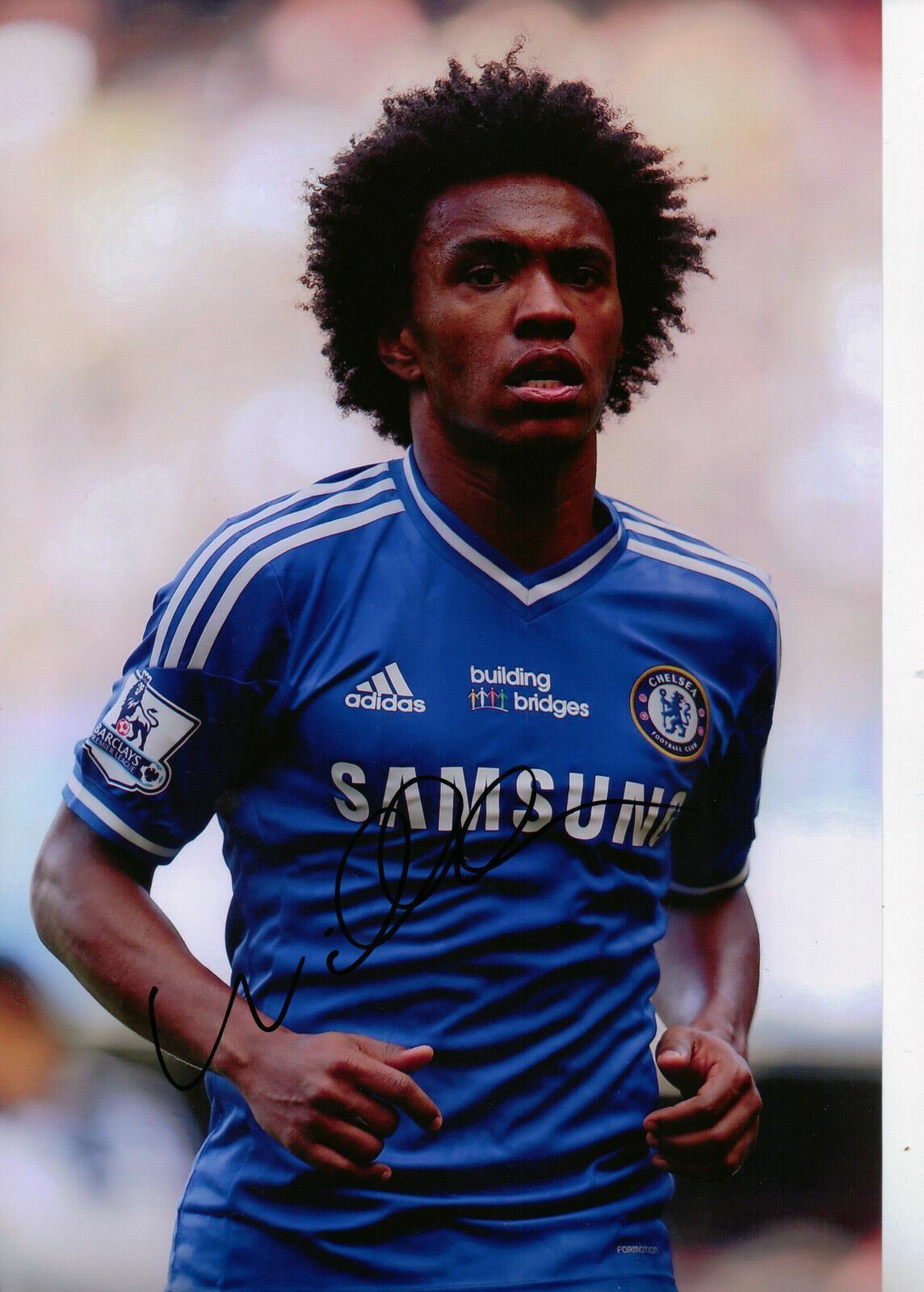 Willian Signed 12X8 Photo Poster painting Chelsea F.C Genuine Autograph AFTAL COA (1659)