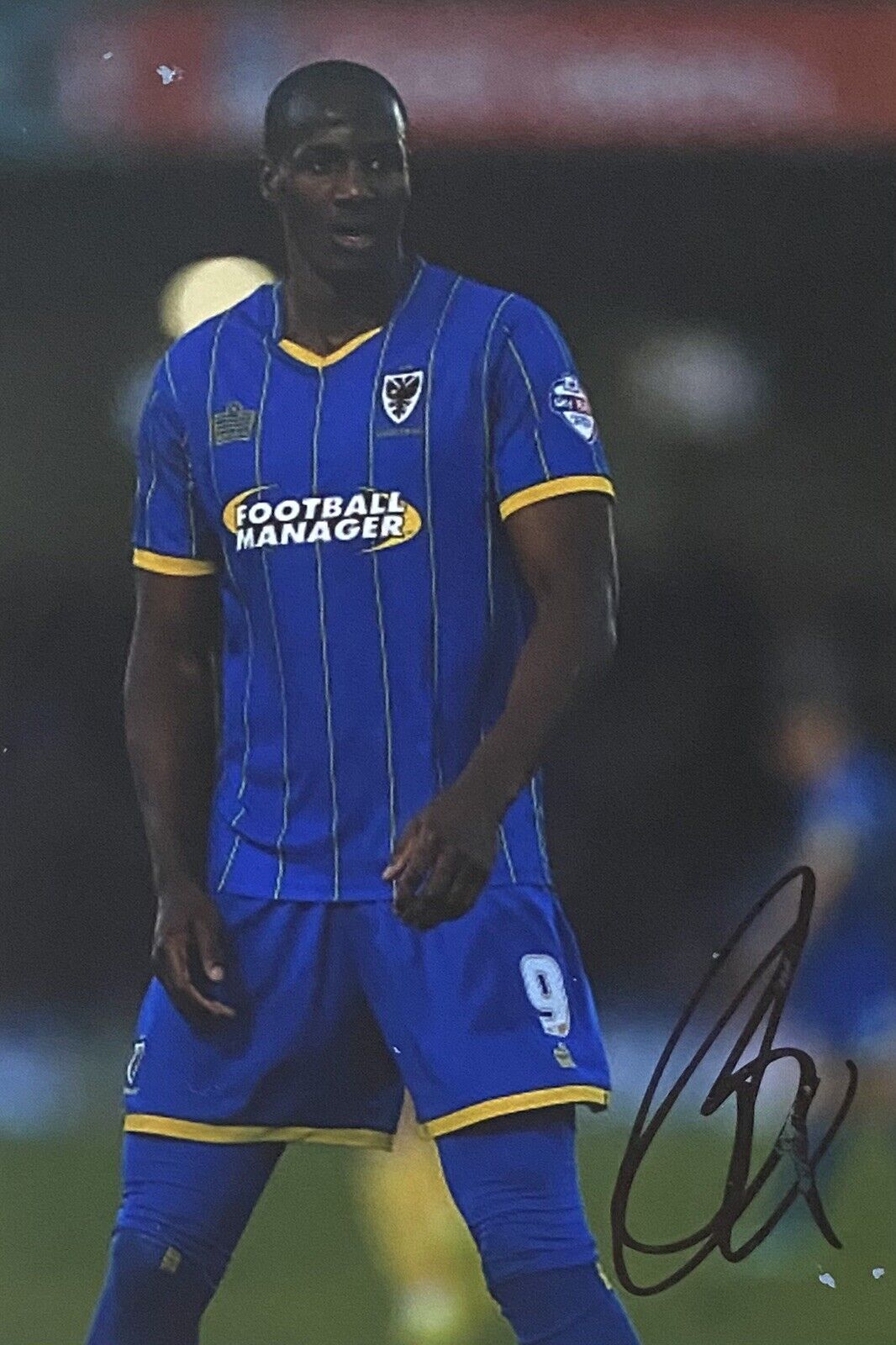 Tom Elliott Genuine Hand Signed AFC Wimbledon 6X4 Photo Poster painting