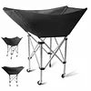 [US Local Warehouse] Collapsible Hammock Ball Cart with Wheels Volleyball Cart with Carry Bag Garage Sports Equipment Organizer for Easy Storage and Transport Hold Up To 28 Balls