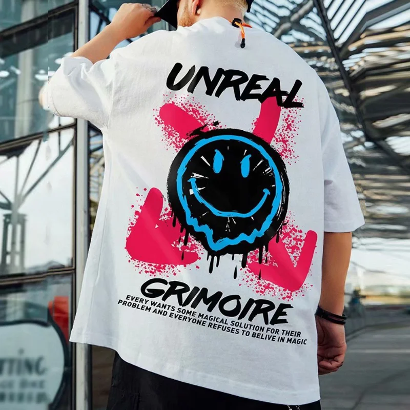 Casual print T-shirt Techwear Shop