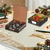 Christmas Candle DIY PU Diamond Painting Note Box with 160 Papers Memo Box