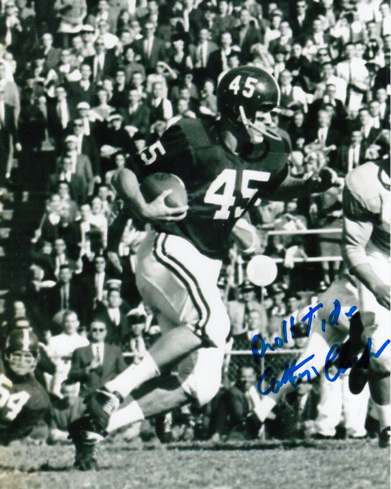 Cotton Clark #0 8x10 Signed Photo Poster painting w/ COA Alabama Crimson Tide 033119