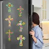 6Pcs Kreuz - 5d DIY Handwerk Aufkleber Magnet