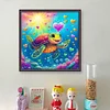 Sea Turtle - 11CT Stamped Cross Stitch - 40*40cm - Animal