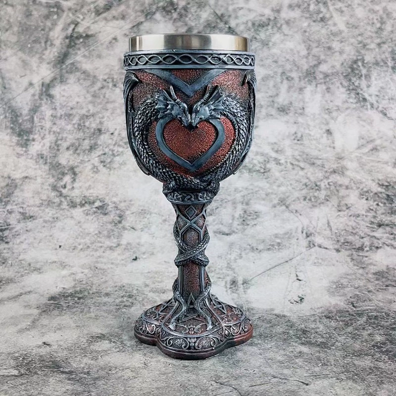 The Enchanted Double - Dragon Heart - Guarding Goblet: Embark on a Mysterious and Romantic Journey
