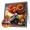 Diamond Painting -DIY Full Round Drill Angel Girl(40*40CM)