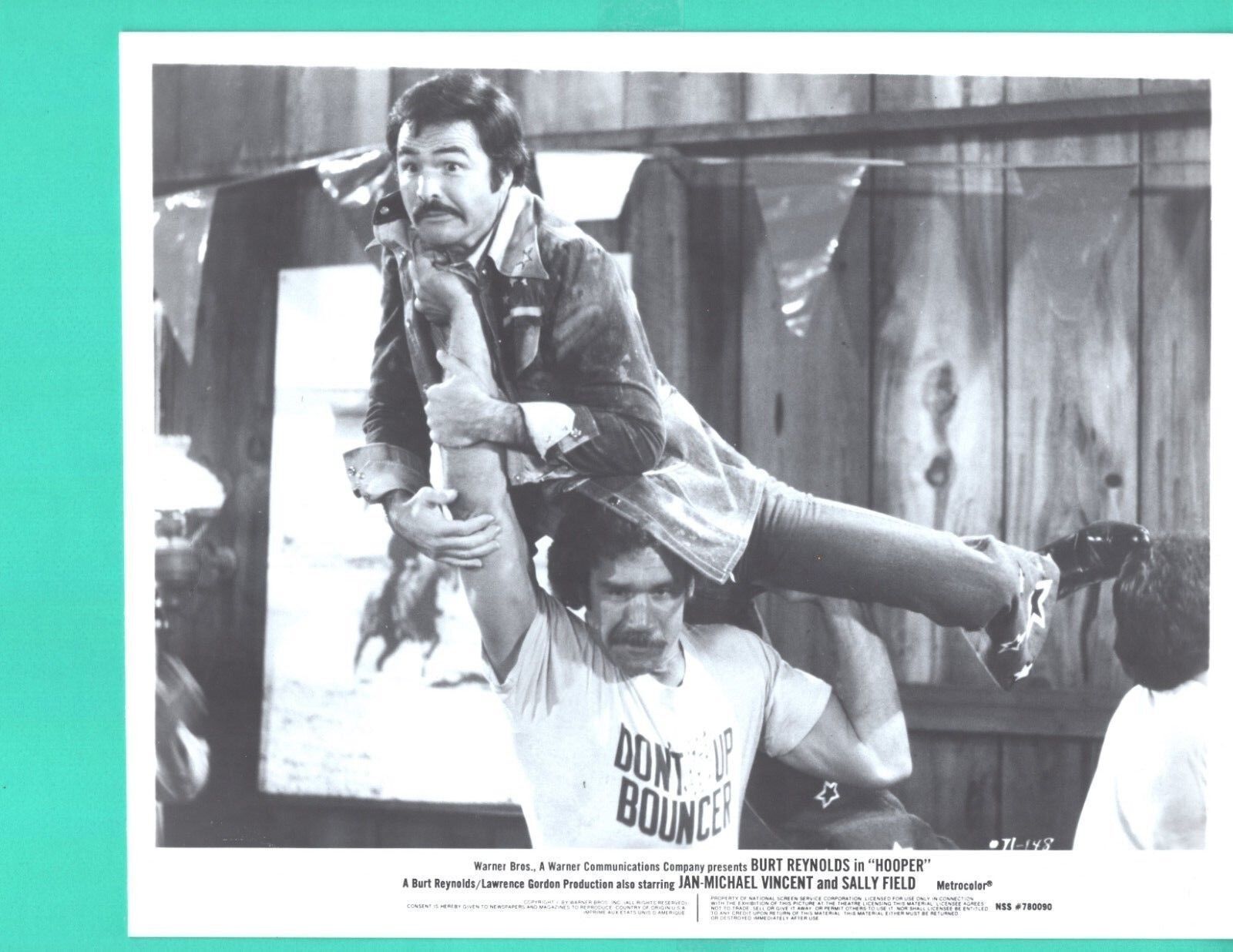 BURT REYNOLDS SALLY FIELD Movie Stars 1978 Promo Photo Poster painting 8x10 Hooper