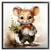 Winter Rat - 11CT Stamped Cross Stitch 40*40cm