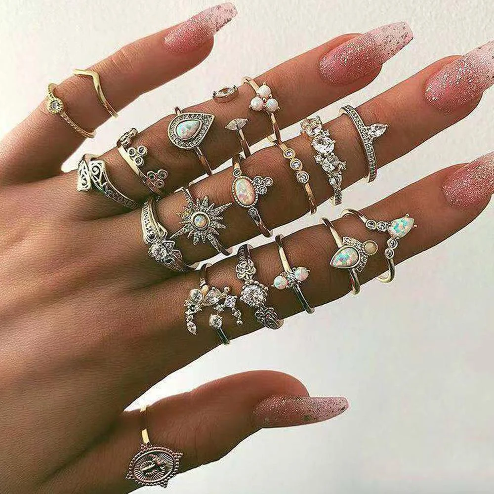 Alloy diamond joint ring set