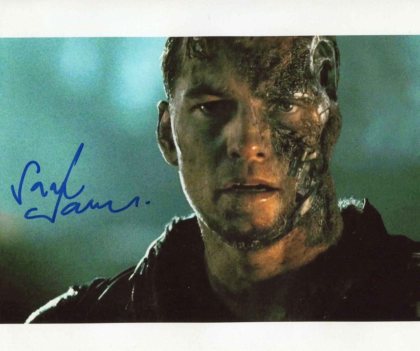 ACTOR Sam Worthington TERMINATOR SALAVATION autograph, signed Photo Poster painting