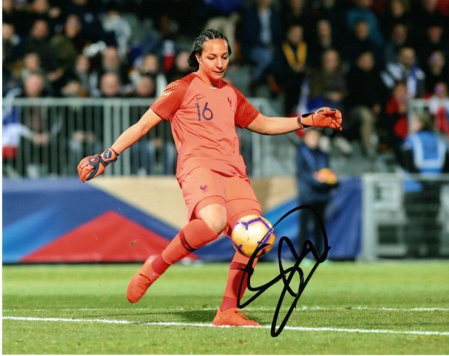 France Sarah Bouhaddi Autographed Signed 8x10 Photo Poster painting COA #1