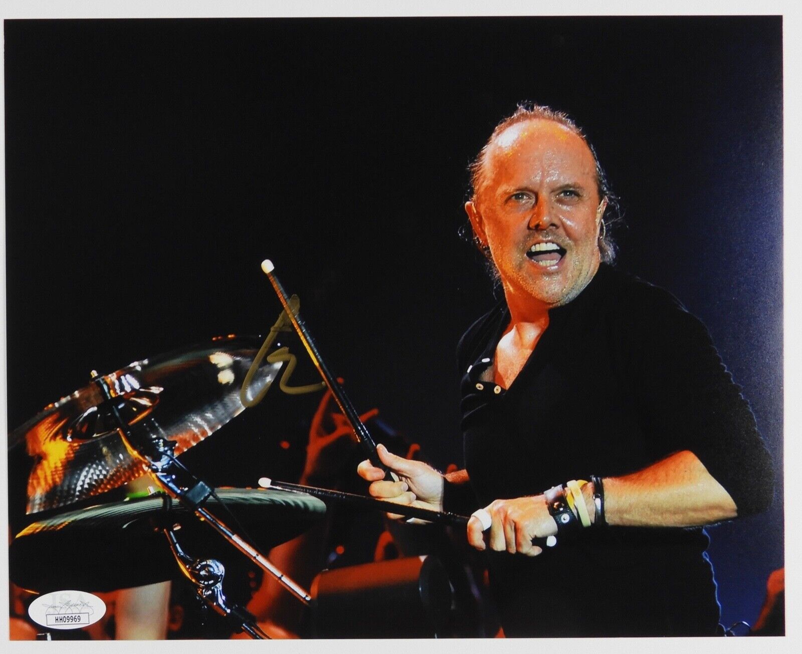 Lars Ulrich Metallica JSA Signed Autograph Photo Poster painting 8 x 10