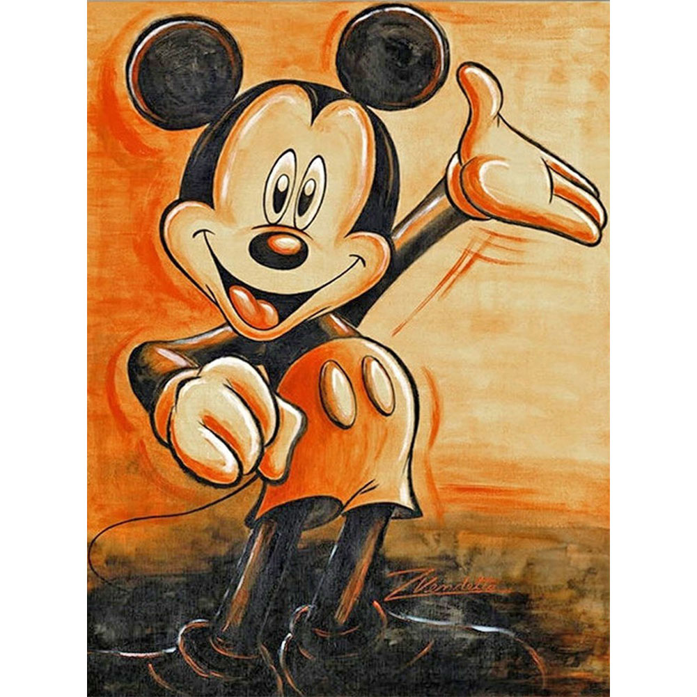 

Mickey - Round Drill Diamond Painting - 30*40CM, Round diamond 30*40cm, 501 Original