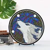 DIY diamond painting light dedicated full diamond LED night light | Wolf