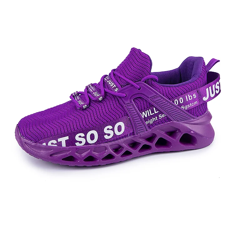 Metelo Men's Relieve Foot Pain Cushioning Walking Shoes - Purple