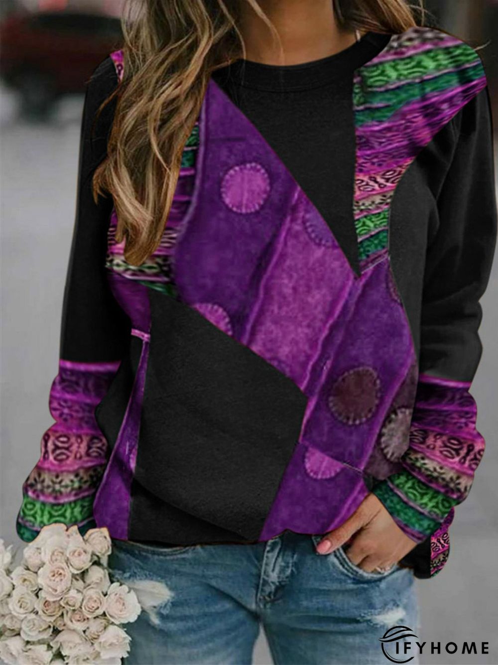 Cotton Crew Neck Casual shirt & Top | IFYHOME