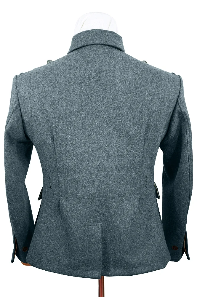  Elite German M1941 EM Italian Field Wool Tunic Feldbluse Blue Green Grey German-Uniform
