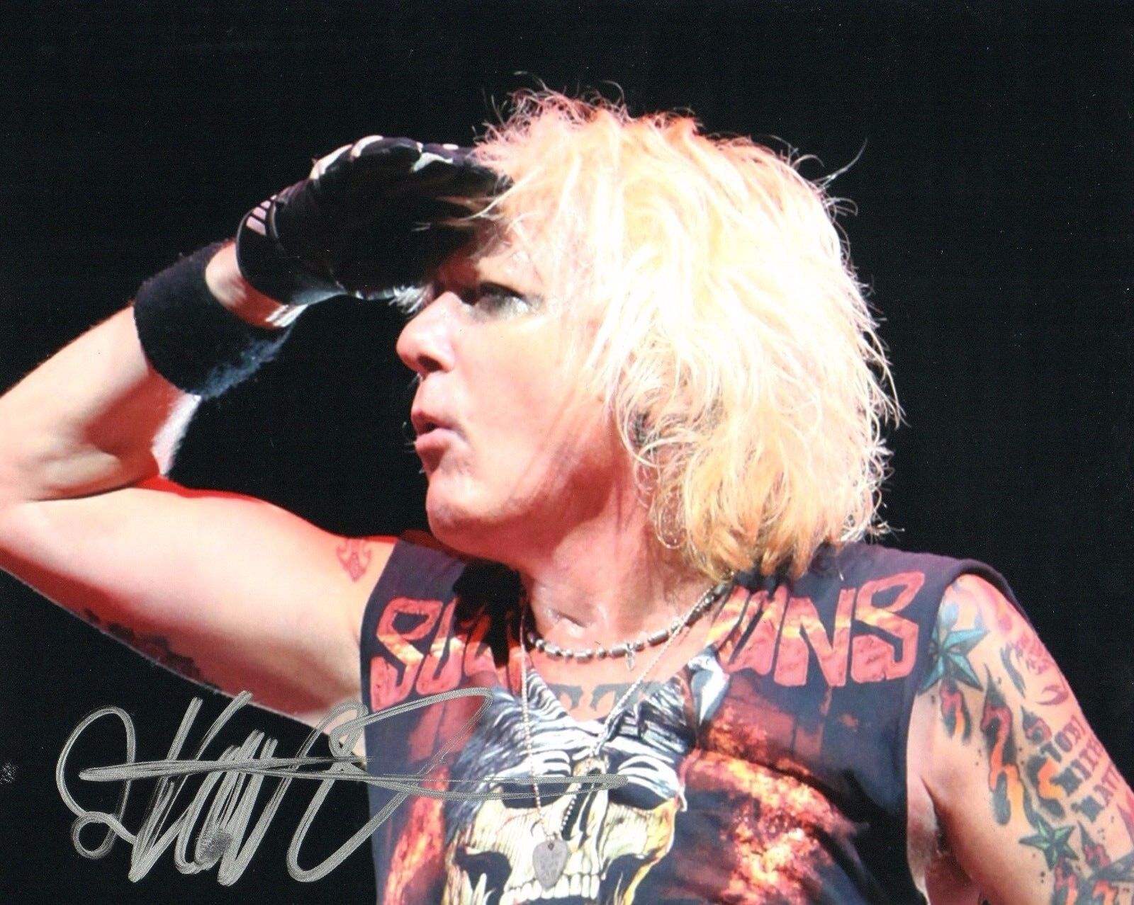 GFA Scorpions Drummer * JAMES KOTTAK * Signed Autograph 8x10 Photo Poster painting J3 COA