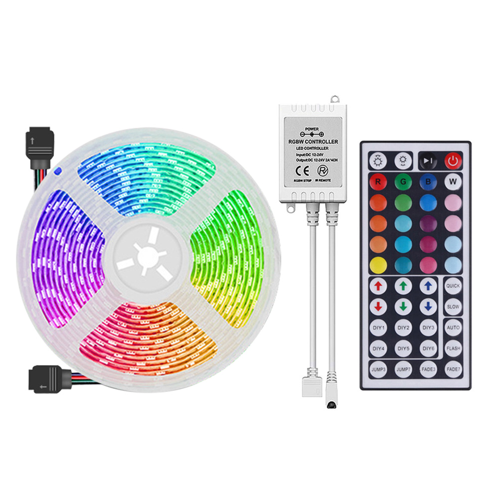 SMD 3528 LED Strip Light RGB Flexible Tape Ribbon Lamp with Remote Control от Cesdeals WW