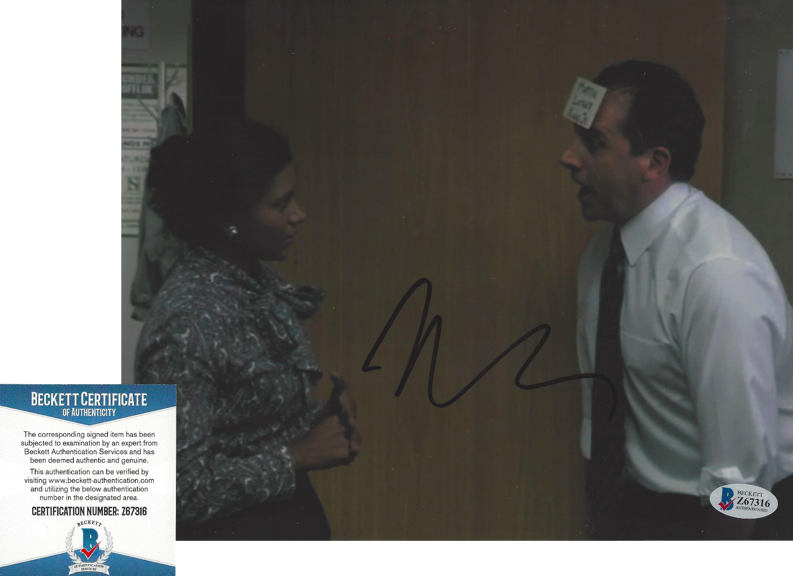 MINDY KALING SIGNED 'THE OFFICE' KELLY KAPOOR 8x10 Photo Poster painting BECKETT COA BAS