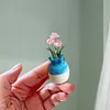 3D Resin Vase Fridge Magnet DIY Mini Floral Vase Fridge Stickers for Home Decor