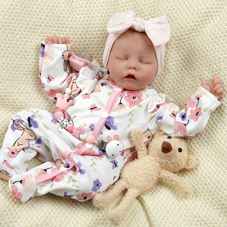 Babeside Sleeping Reborn Baby Twinnie 17" Little Infant Girl Healing of the Heart