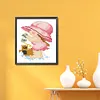 House-Partial 9CT Stamped Cross Stitch Bead Embroidery 17*20cm