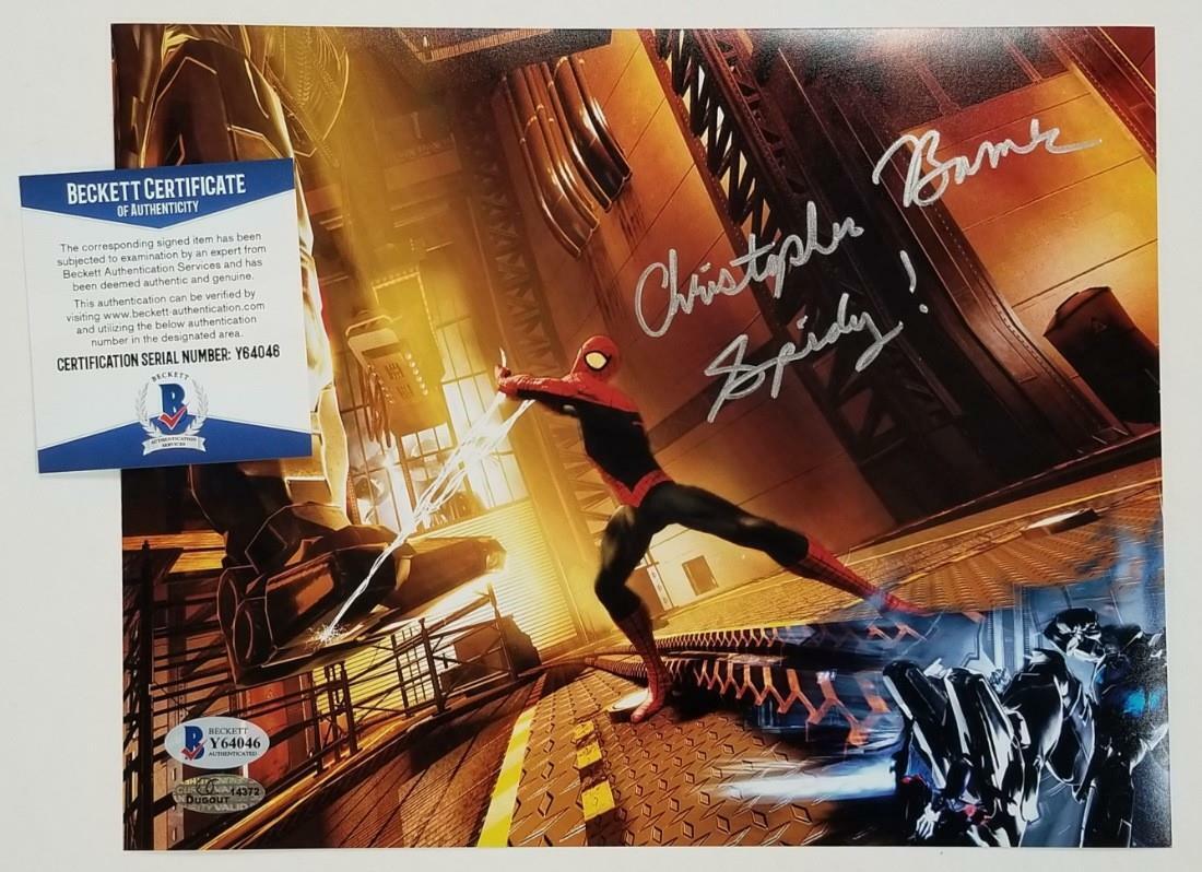 Christopher Barnes signed Spidey!