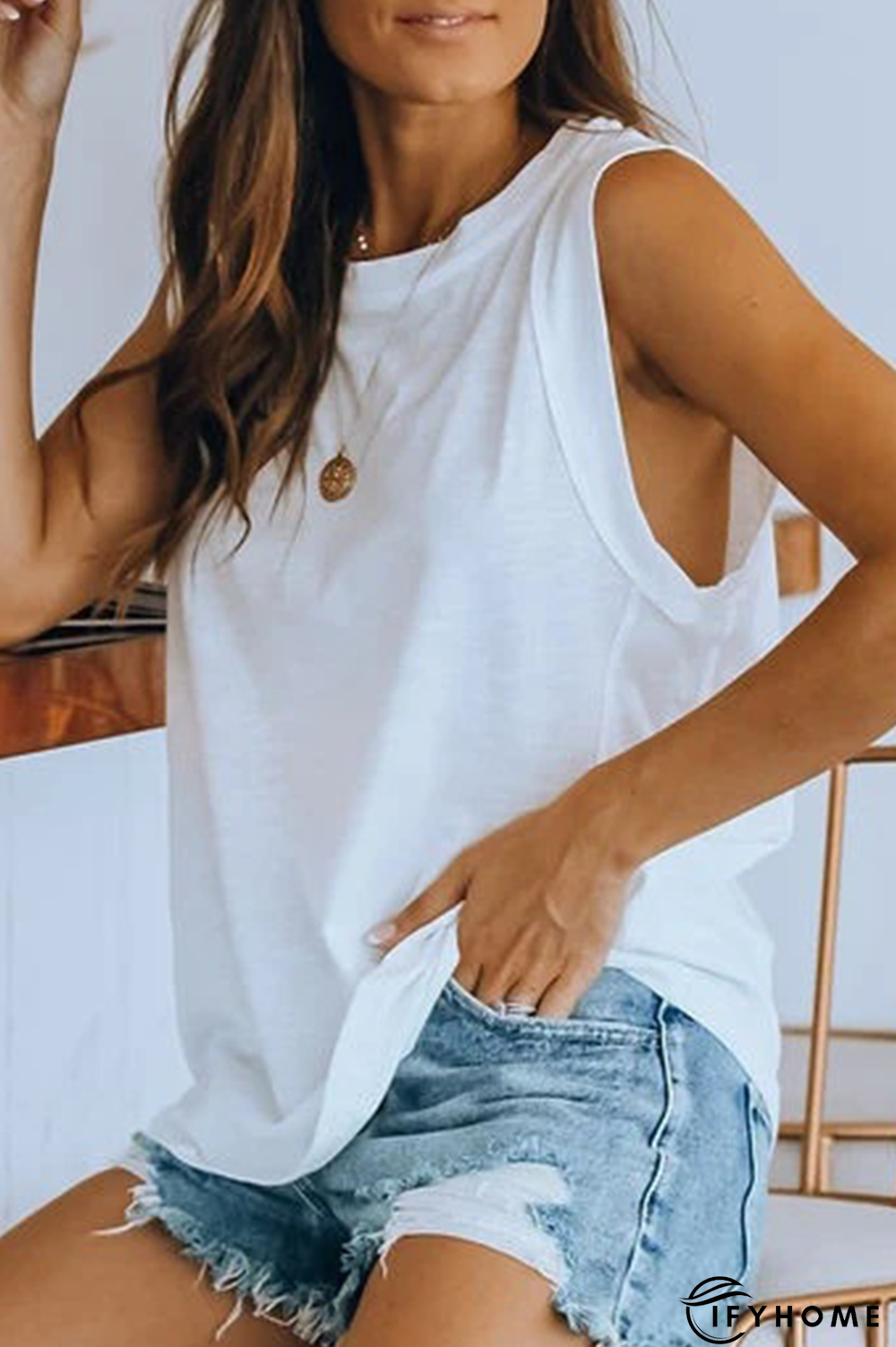 Casual Solid Basic O Neck T-Shirts(4 Colors) | IFYHOME