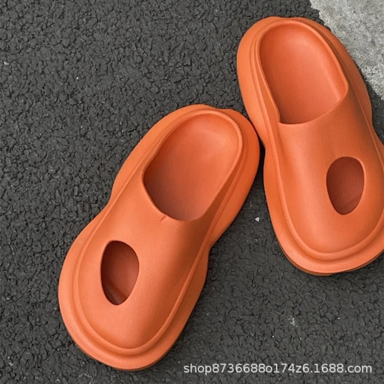 Summer Men Slippers Quick Dry Casual Shoes Beach Sandals Non-Slip Slides Massage Slippers Home Bathroom Flip Flops For Women
