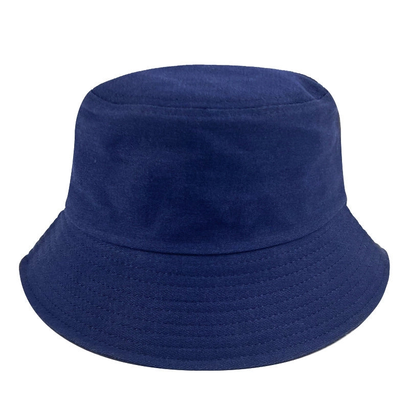 Solid Color Fisherman Hat Solid Color Light Board Pure Cotton Basin Hat Female