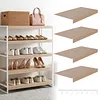 [US Local Warehouse] Set of 4 Wire Shelf Cover 0.32in Thick Removable Wire Rack Covers Easy To Clean and Install PVC Pantry Shelf Cover for Kitchen Pantrys Bathroom Office Shelving (43x20x3in)
