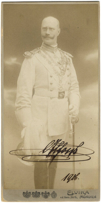 PRINCE ALFONS of BAVARIA Signed Photo Poster paintinggraph - Cavalry General - preprint